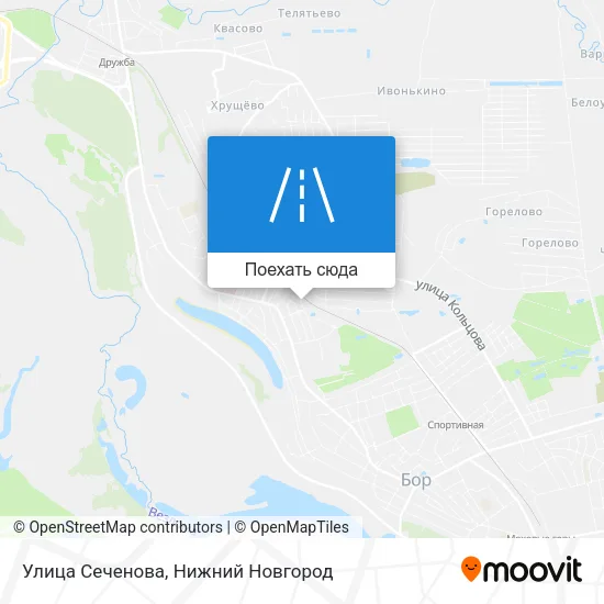 Карта Улица Сеченова