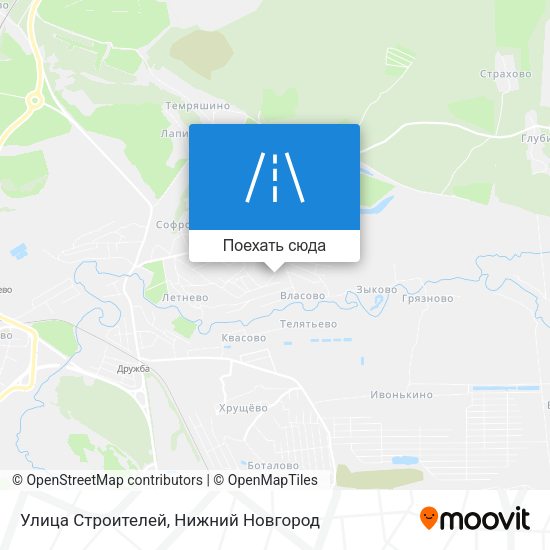 Карта Улица Строителей