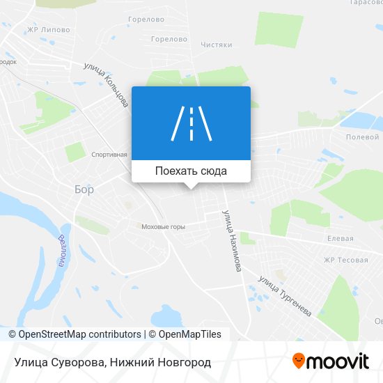 Карта Улица Суворова