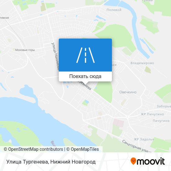 Карта Улица Тургенева