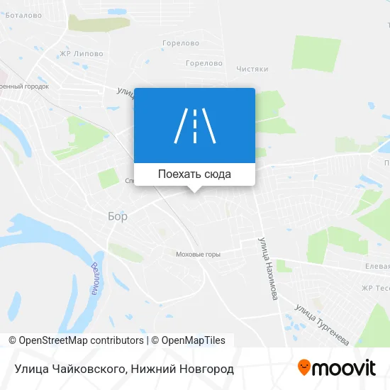 Карта Улица Чайковского