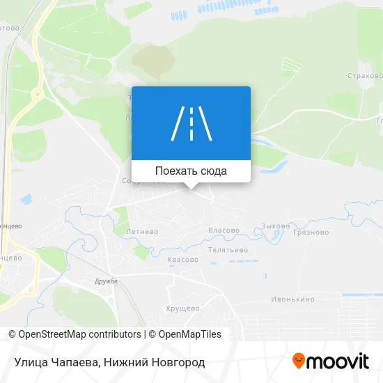Карта Улица Чапаева