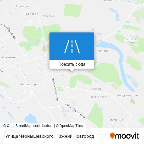 Карта Улица Чернышевского