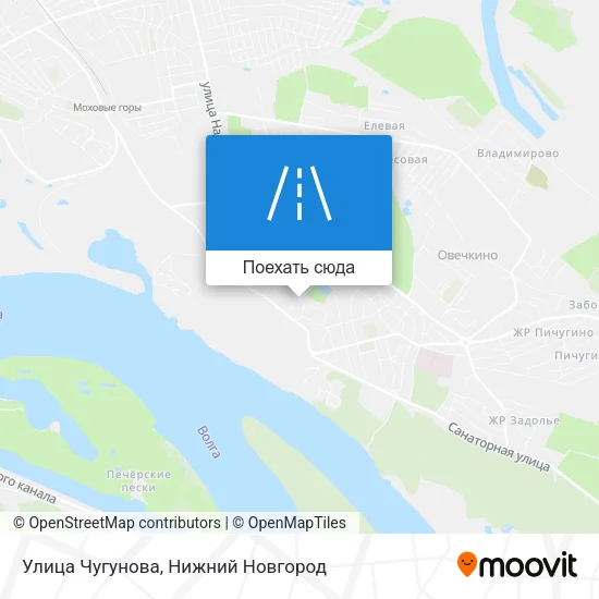 Карта Улица Чугунова