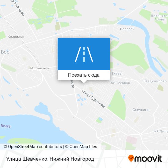 Карта Улица Шевченко