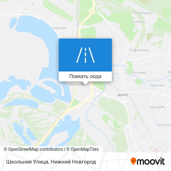 Карта Школьная Улица
