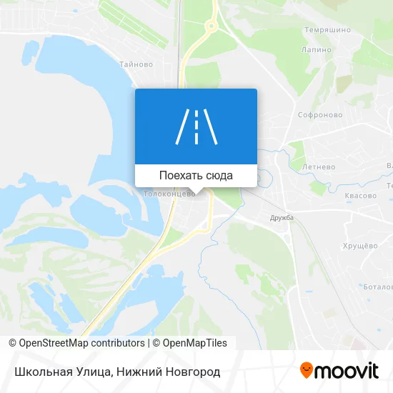 Карта Школьная Улица