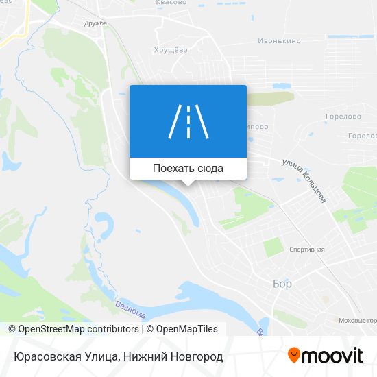 Карта Юрасовская Улица