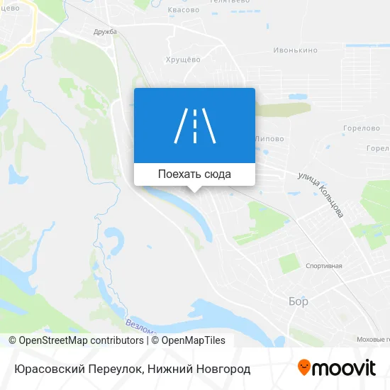 Карта Юрасовский Переулок