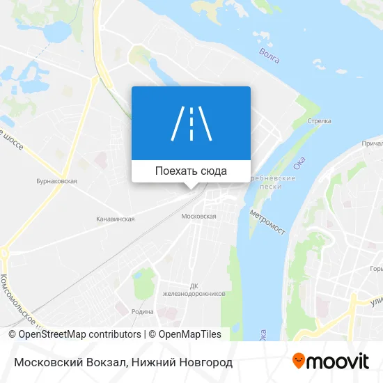 Карта Московский Вокзал