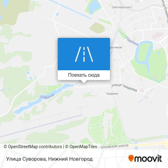 Карта Улица Суворова