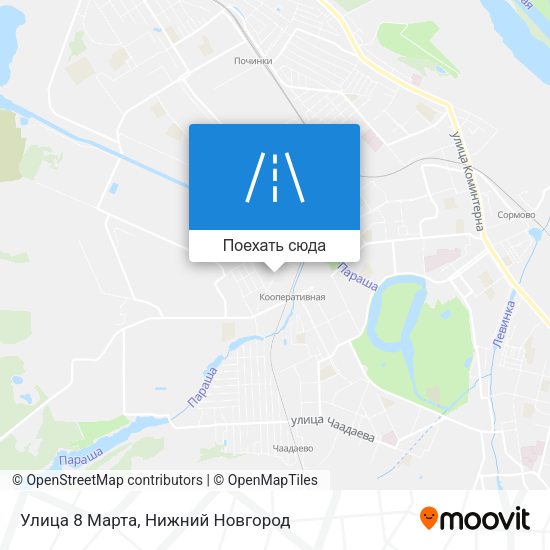 Карта Улица 8 Марта