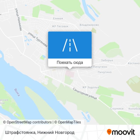 Карта Штрафстоянка