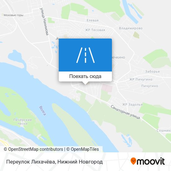 Карта Переулок Лихачёва