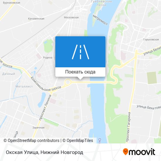 Карта Окская Улица