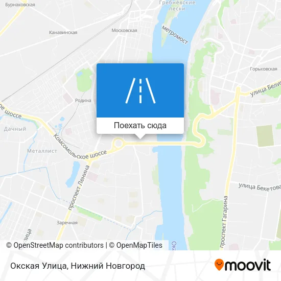 Карта Окская Улица