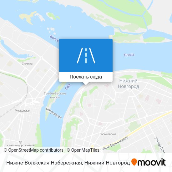 Карта Нижне-Волжская Набережная