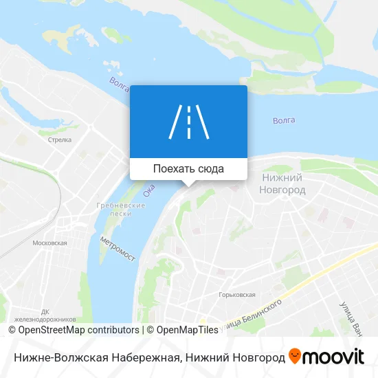 Карта Нижне-Волжская Набережная