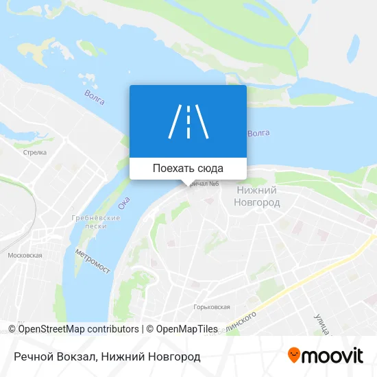 Карта Речной Вокзал