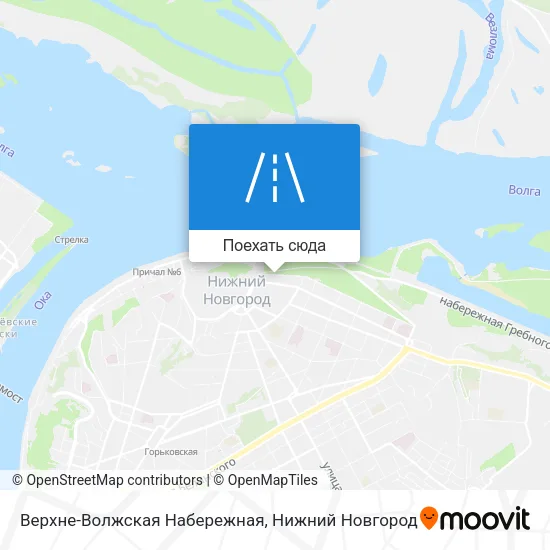Карта Верхне-Волжская Набережная