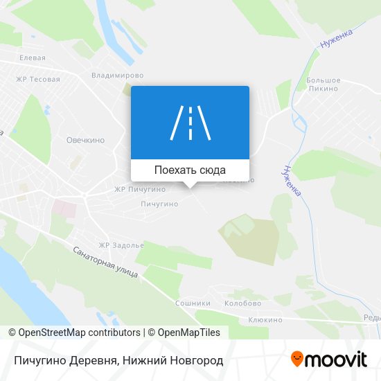 Карта Пичугино Деревня
