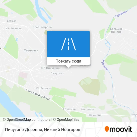 Карта Пичугино Деревня