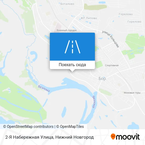 Карта 2-Я Набережная Улица