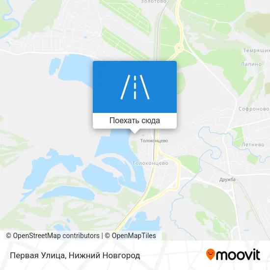 Карта Первая Улица