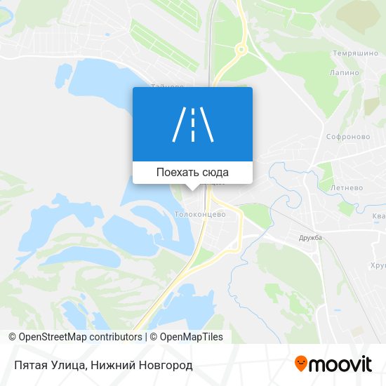 Карта Пятая Улица