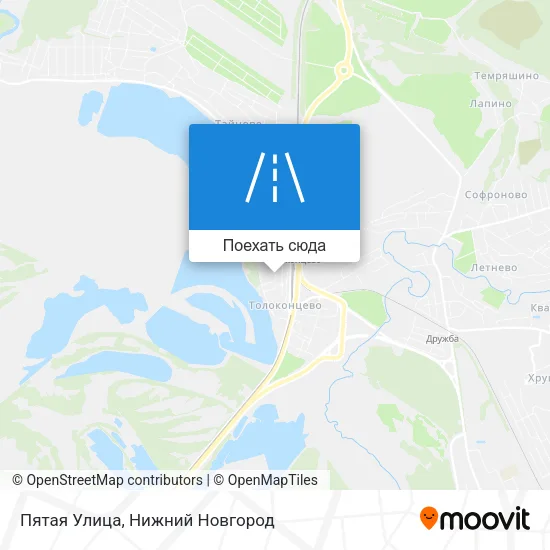 Карта Пятая Улица