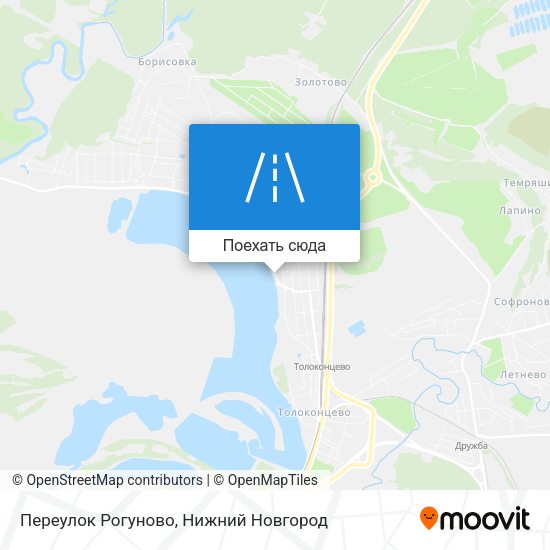 Карта Переулок Рогуново