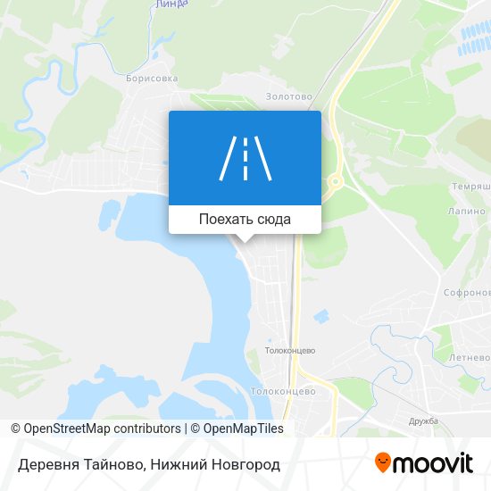 Карта Деревня Тайново