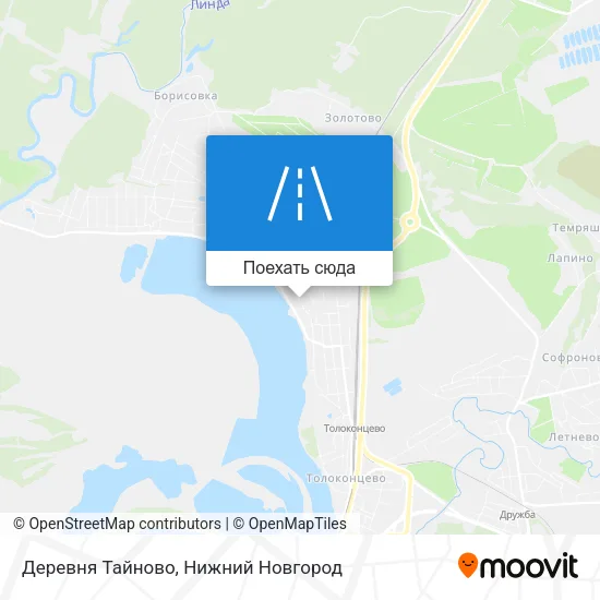 Карта Деревня Тайново