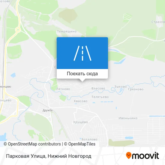 Карта Парковая Улица
