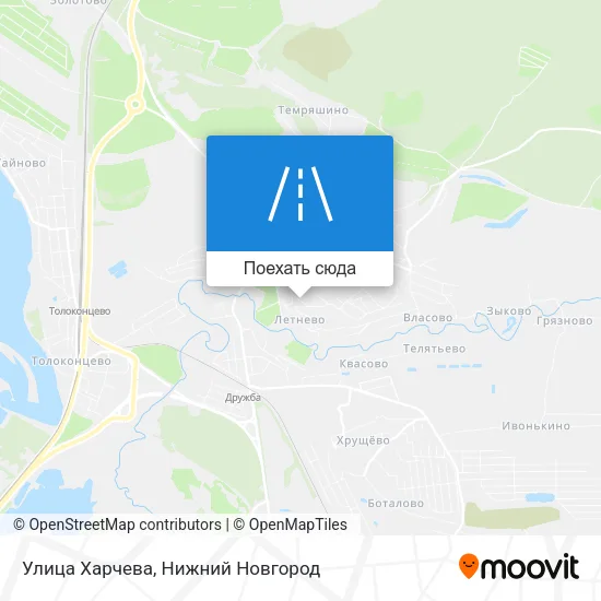 Карта Улица Харчева