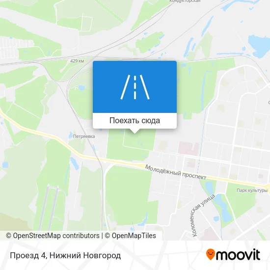 Карта Проезд 4