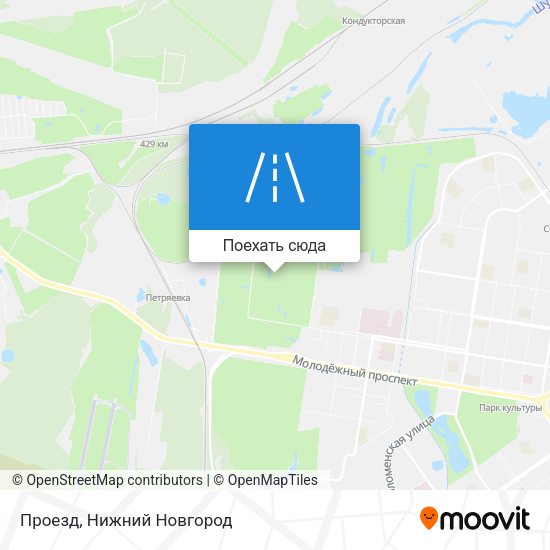 Карта Проезд
