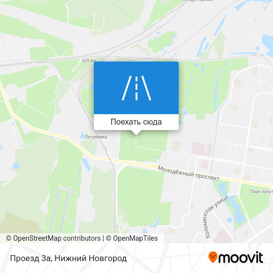 Карта Проезд 3а