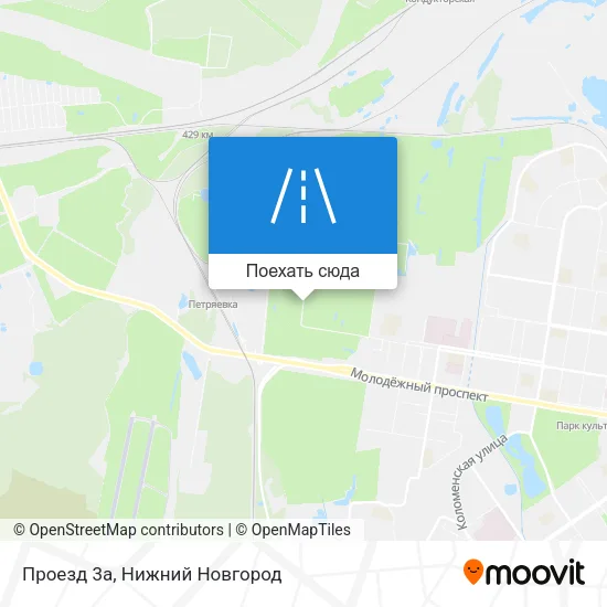 Карта Проезд 3а