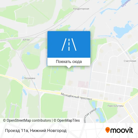 Карта Проезд 11а