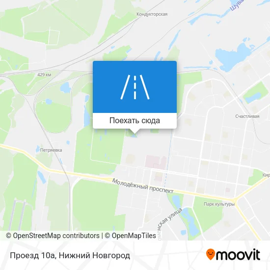 Карта Проезд 10а