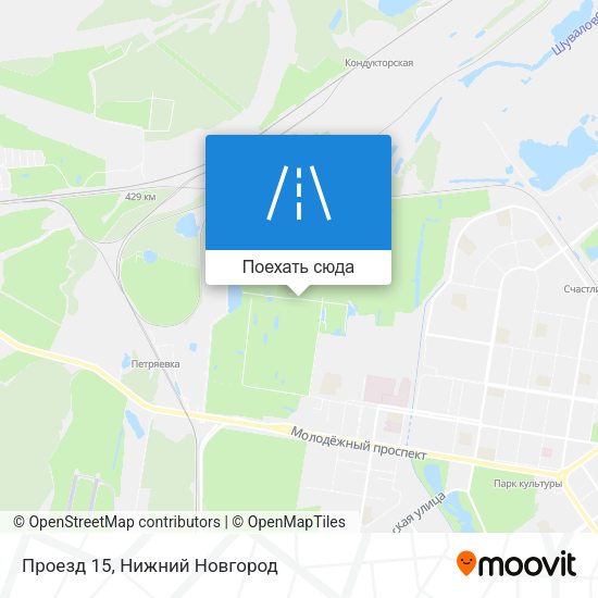 Карта Проезд 15