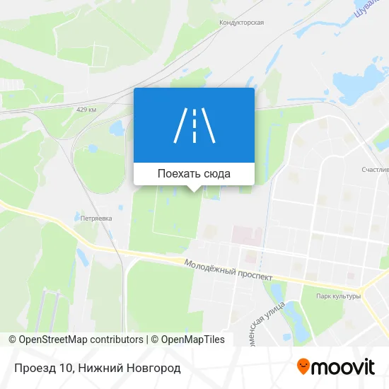 Карта Проезд 10