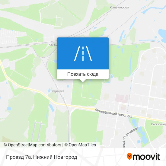Карта Проезд 7а