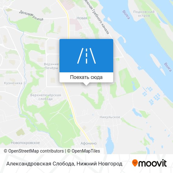 Карта Александровская Слобода