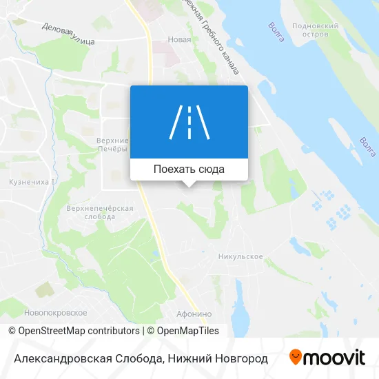 Карта Александровская Слобода