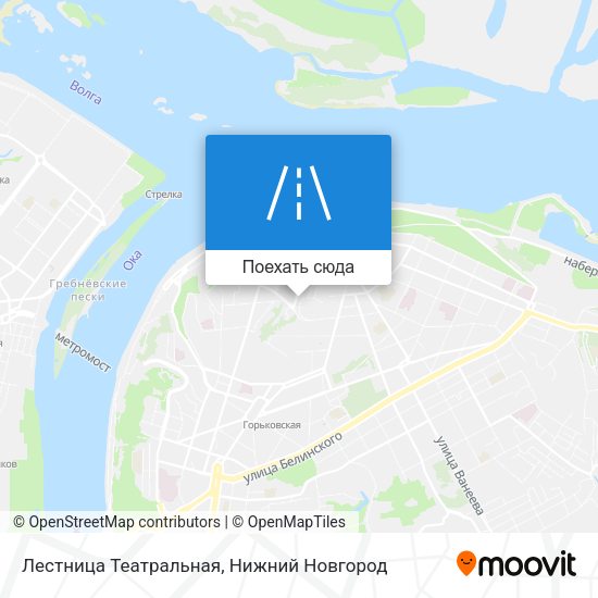 Карта Лестница Театральная