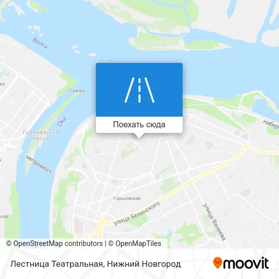 Карта Лестница Театральная