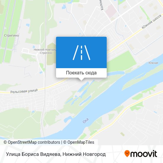Карта Улица Бориса Видяева