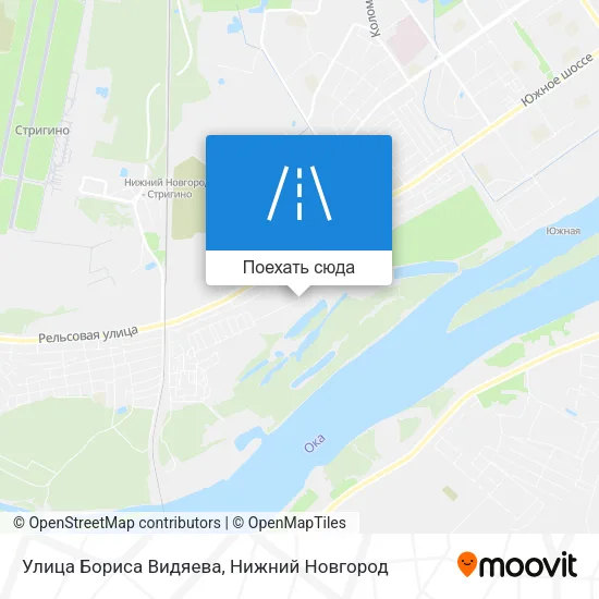 Карта Улица Бориса Видяева